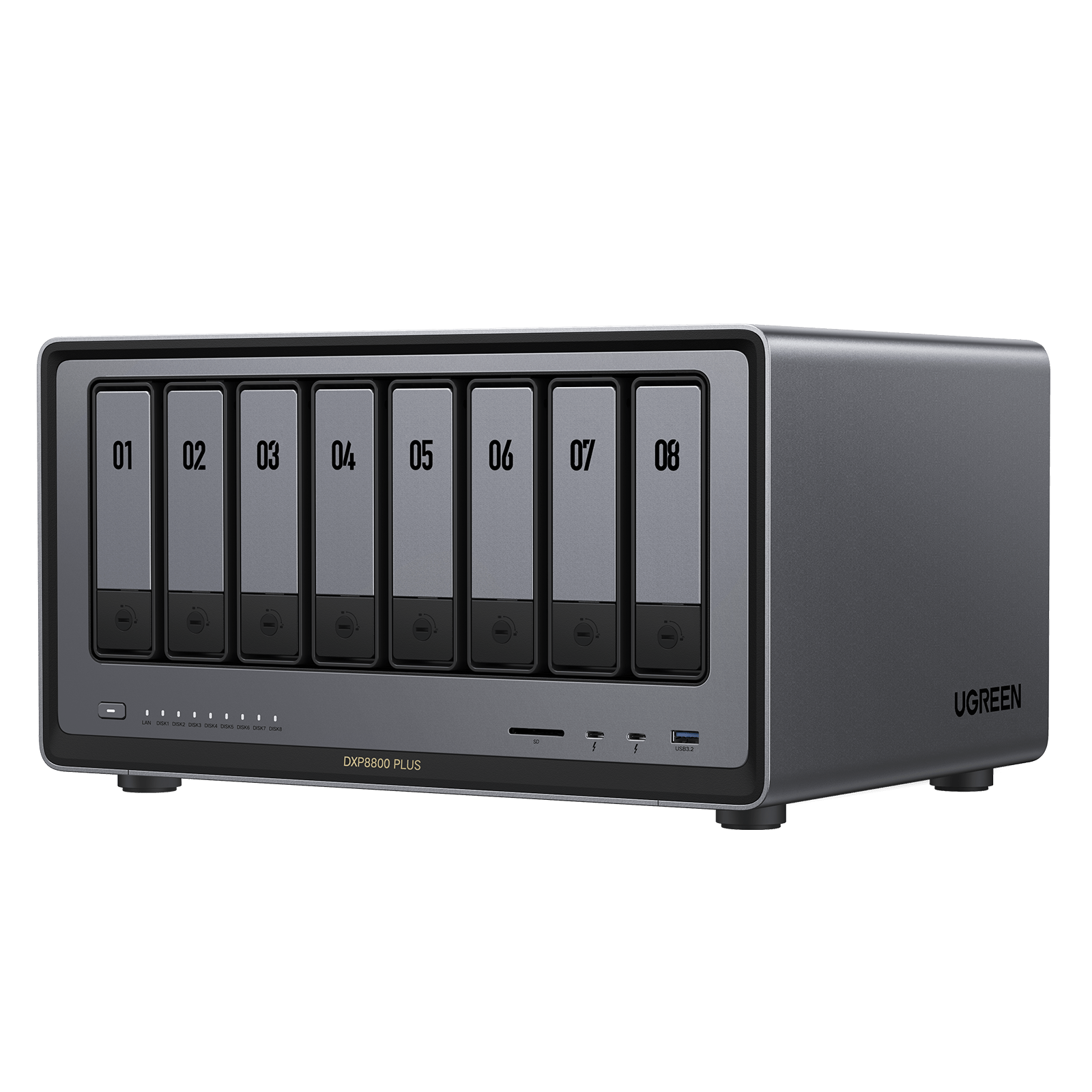 UGREEN 8-Bay NAS Server | Massive 256TB Storage & 10GbE Ports UGREEN 8-Bay NAS Server | Massive 256TB Storage & 10GbE Ports