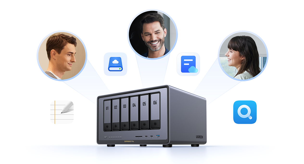 With NAS Storage, You can get the Job done together