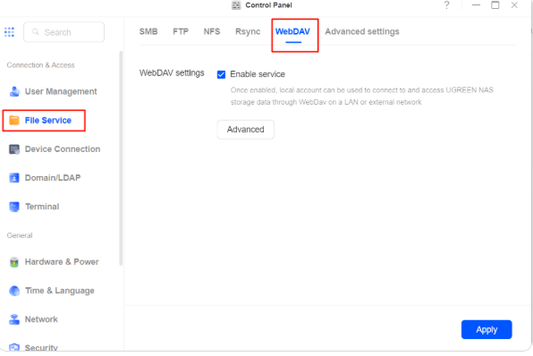 How to Access UGREEN NAS Files via WebDAV