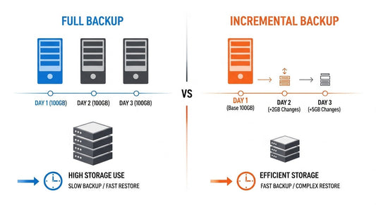 Full VS Incremental Backups