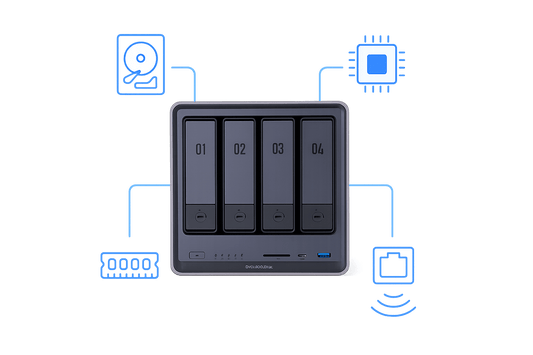 NAS storage core hardware