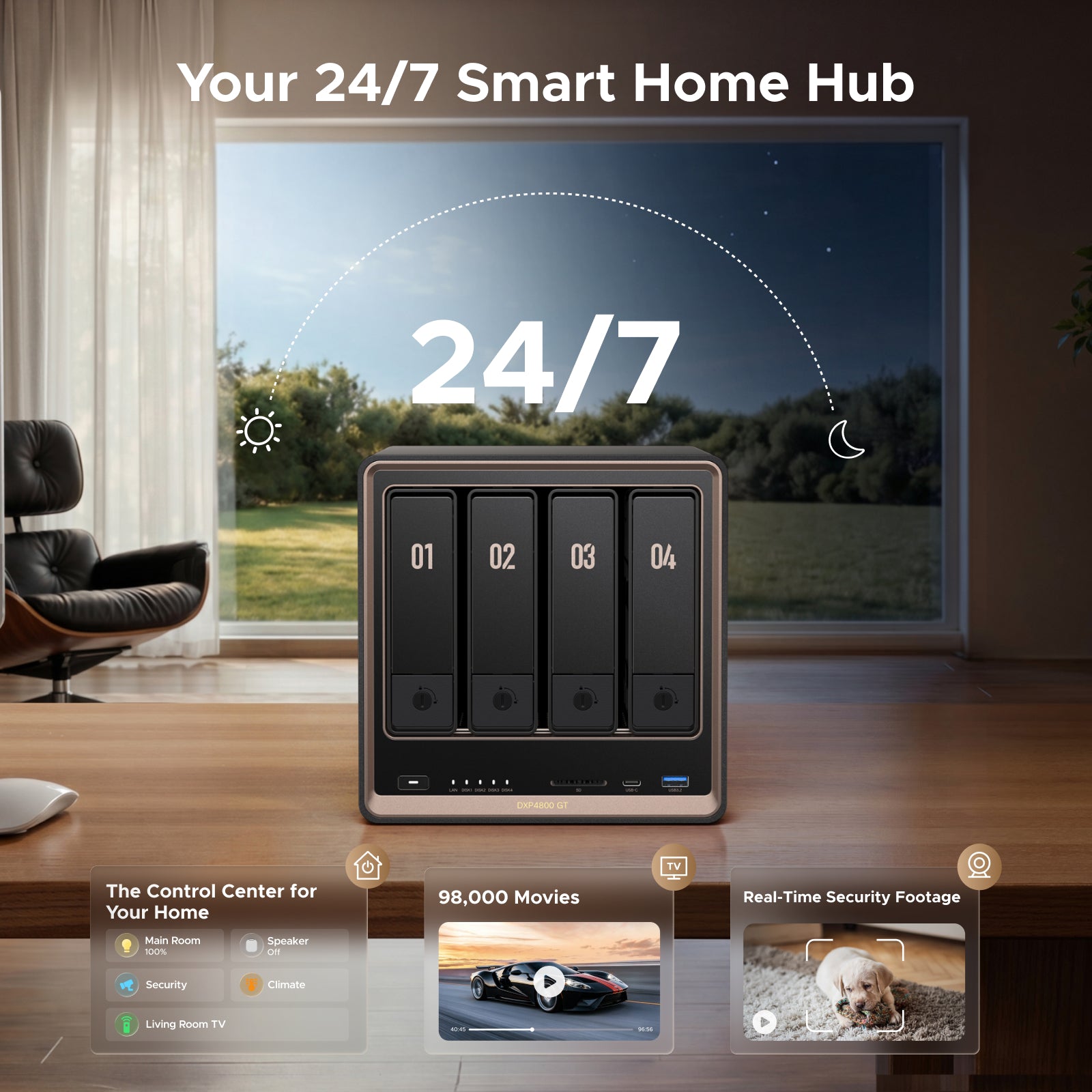 UGREEN NASync DXP4800 GT — Runs Your Whole Smart Home – UGREEN NAS US