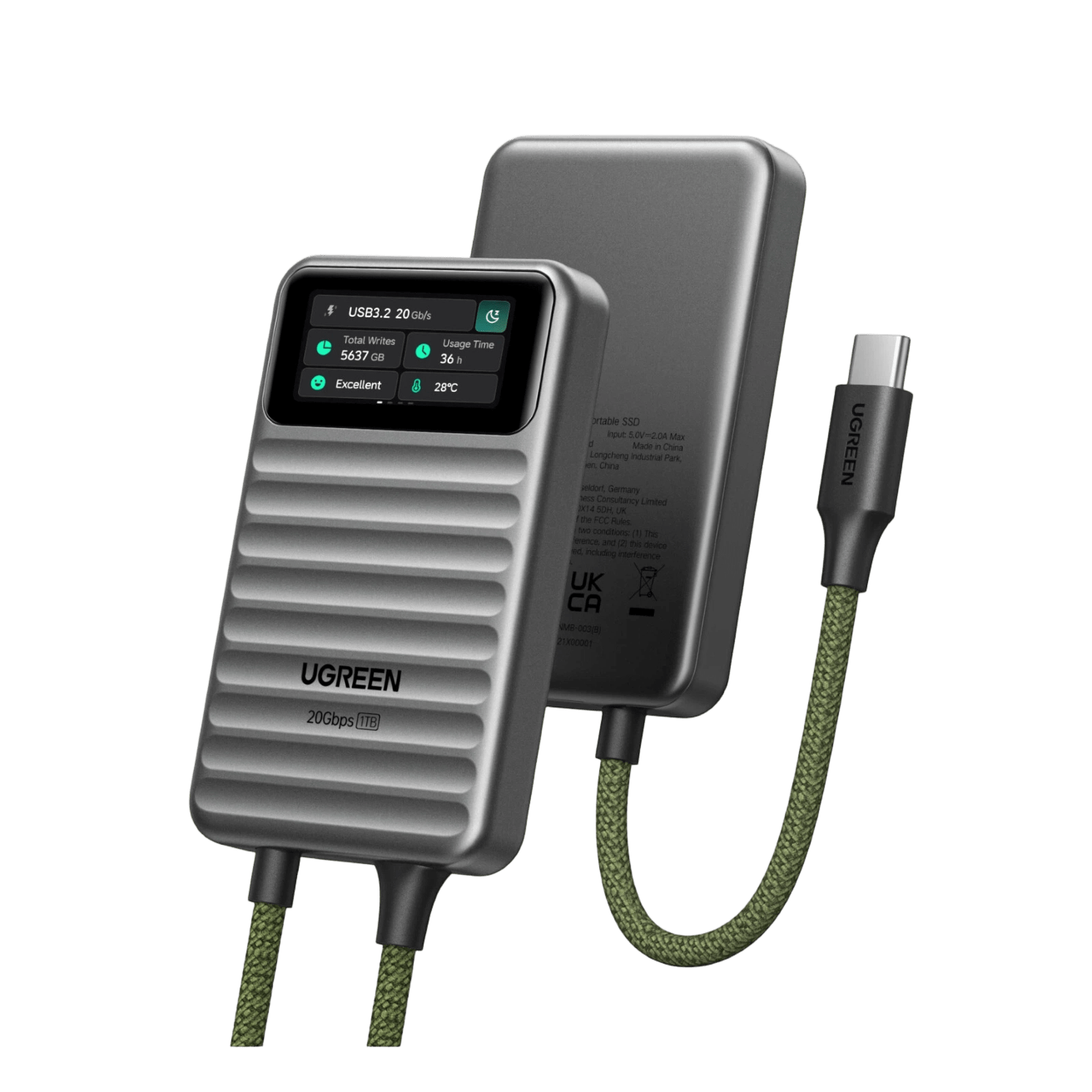 20Gbps Portable SSD (1TB)