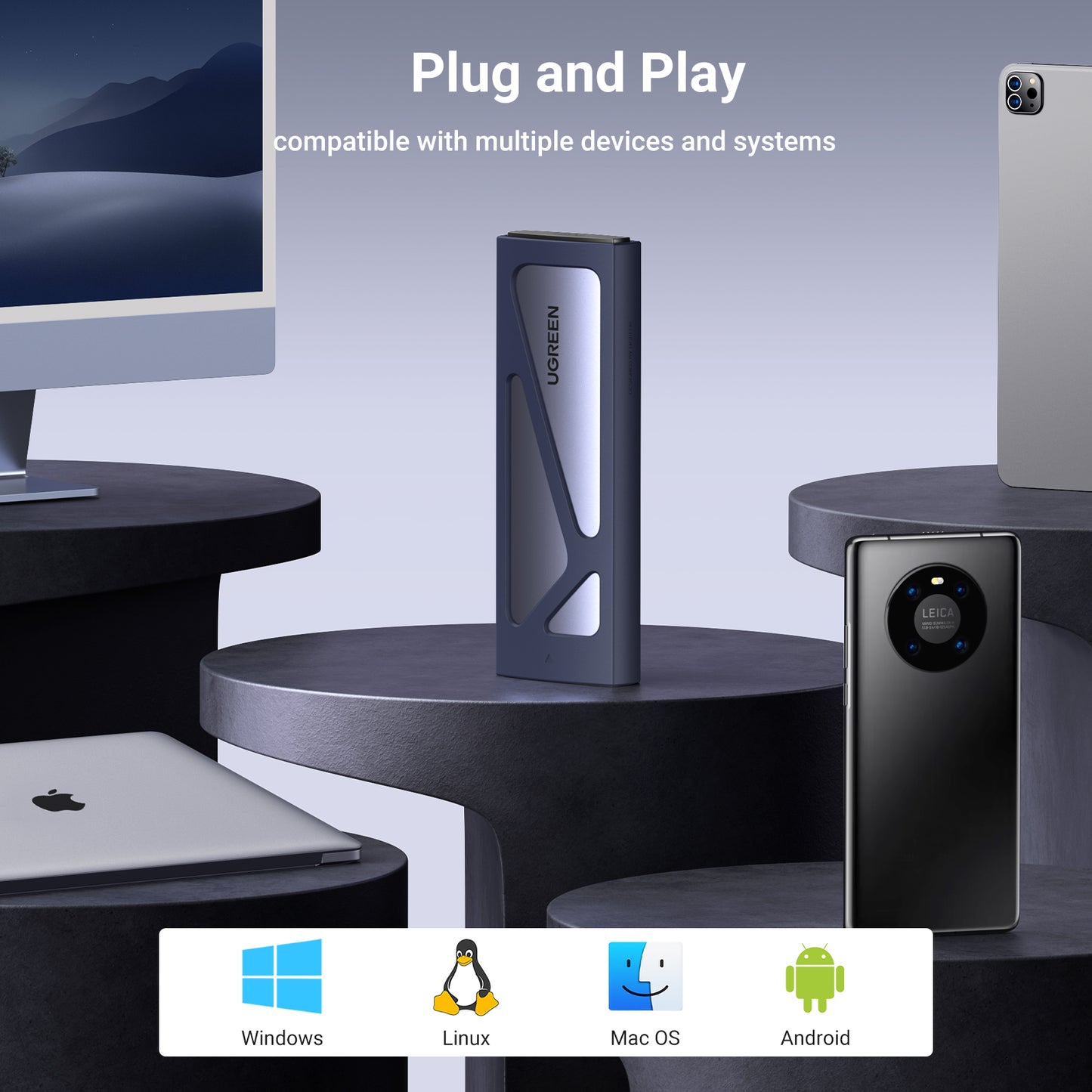 UGREEN M.2 NVMe SSD Enclosure Adapter