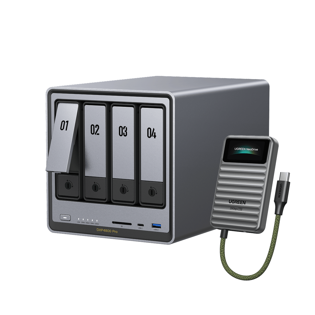 UGREEN NASync DXP4800 Pro | 4-Bay NAS | Up to 144TB – UGREEN NAS US UGREEN NASync DXP4800 Pro | 4-Bay NAS | Up to 144TB – UGREEN NAS US