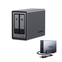 2 Bay NAS & UPS Power Supply – 76TB Storage with Backup Power