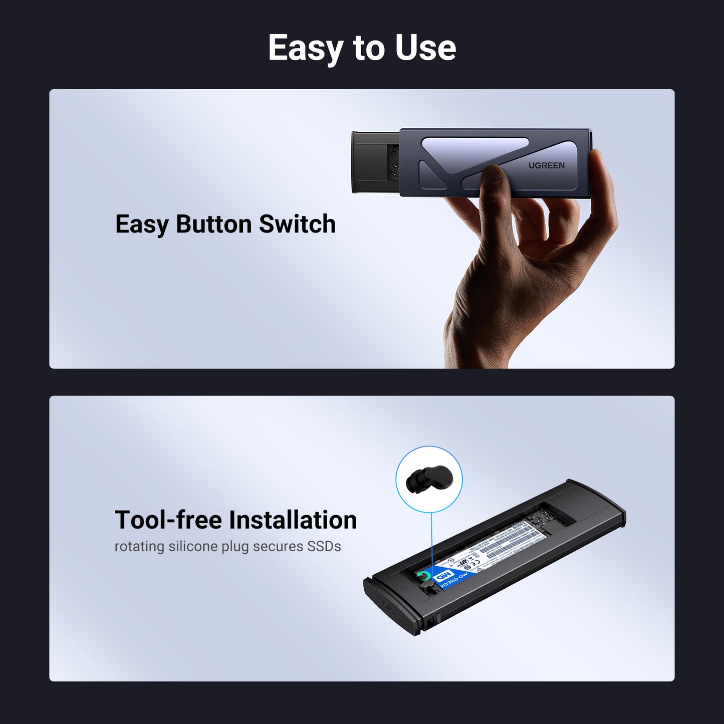 UGREEN M.2 NVMe SSD Enclosure Adapter