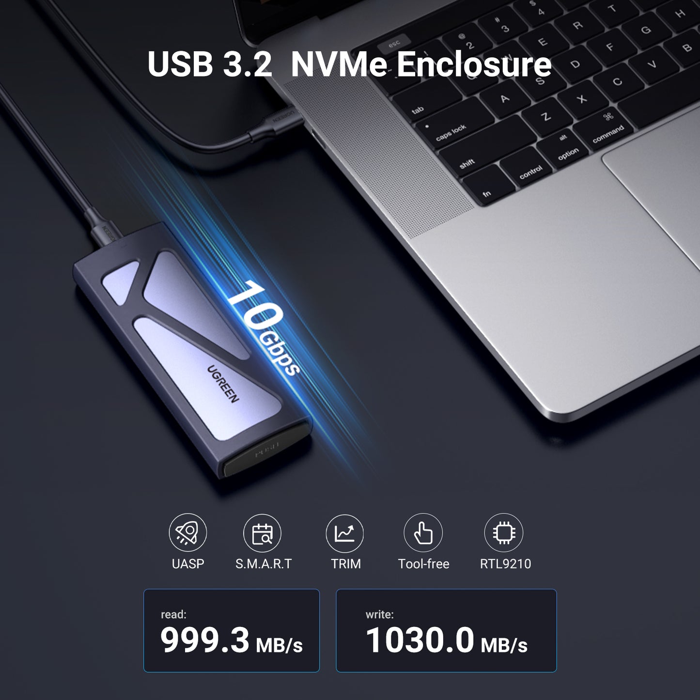 UGREEN M.2 NVMe SSD Enclosure Adapter