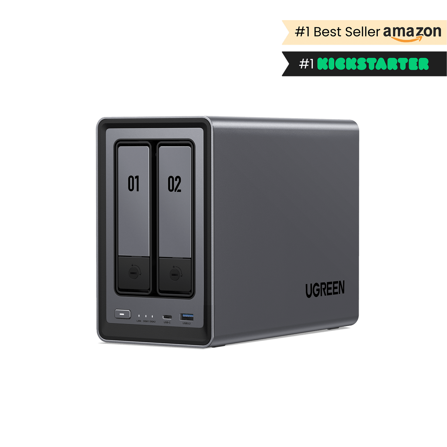 UGREEN NAS storage 2 bay with Massive Storage Capacity and Secure Private Cloud
